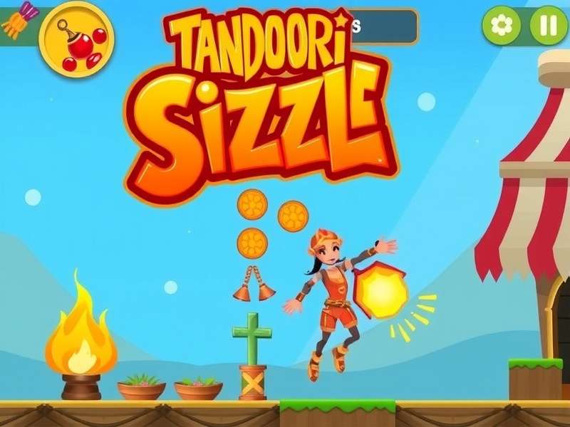 Tandoori Sizzle Dash Gameplay Screenshot